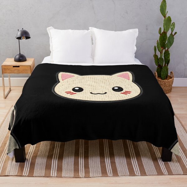 Item preview, Kawaii Cat Embroidery Patch Illustration designed and sold by ColorSplash123.