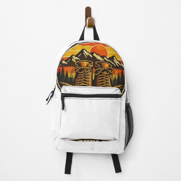 Item preview, Mountain Hiking Adventure Retro Badge designed and sold by GabeMountainArt.