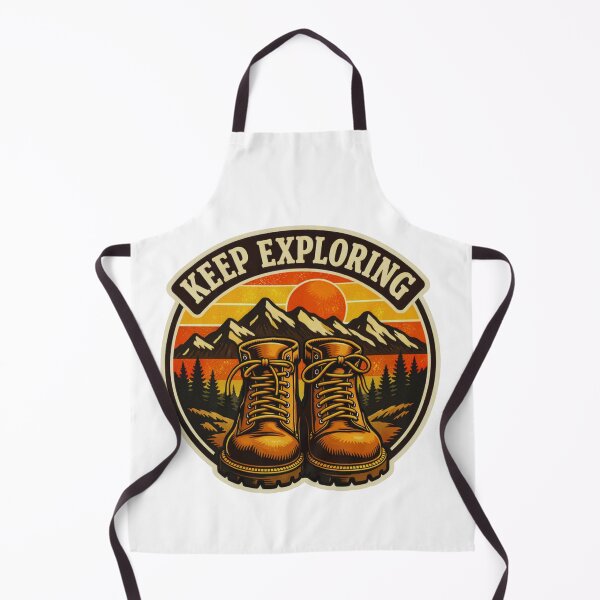 Item preview, Mountain Hiking Adventure Retro Badge designed and sold by GabeMountainArt.