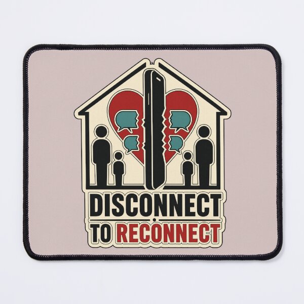 Item preview, Disconnect to Reconnect – Family Over Phone designed and sold by NinaCreator.