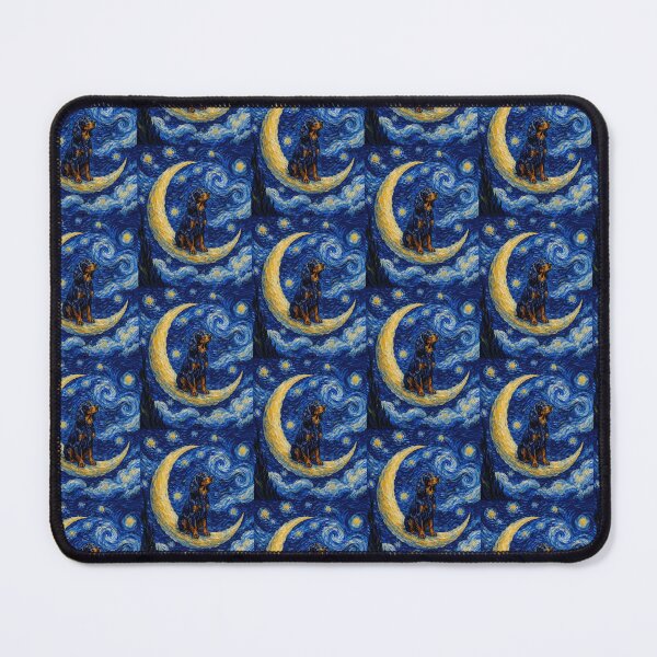 Item preview, Funny Gordon Setter Starry Night Painting Cute Moon Stars Mom Dad Kids designed and sold by FurryHavenPH.