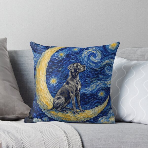 Item preview, Funny Great Dane Starry Night Painting Cute Moon Stars Mom Dad Kids designed and sold by FurryHavenPH.