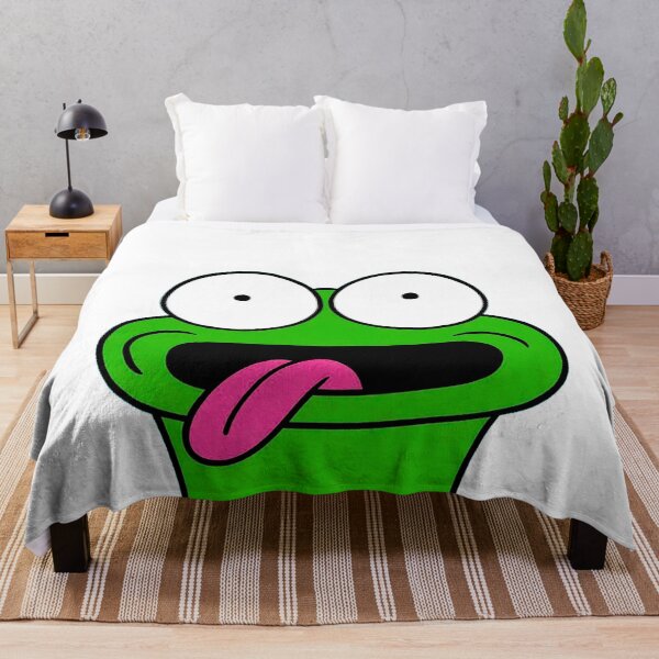Item preview, Funny Goofy Green Frog Sticking Tongue Out designed and sold by alikencengde12.