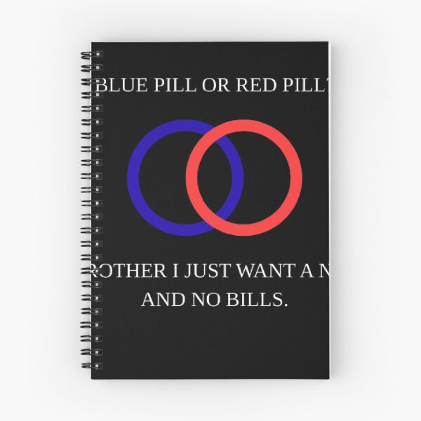 Item preview, Blue Pill Or Red Pill Funny Adulting Matrix Parody designed and sold by Mircea786.