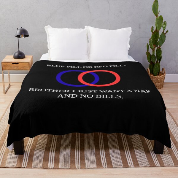 Item preview, Blue Pill Or Red Pill Funny Adulting Matrix Parody designed and sold by Mircea786.