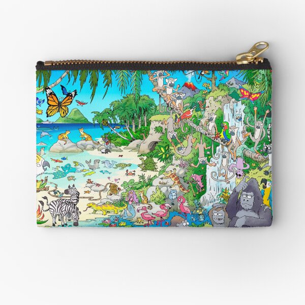 Mermaid Island Zipper Pouch