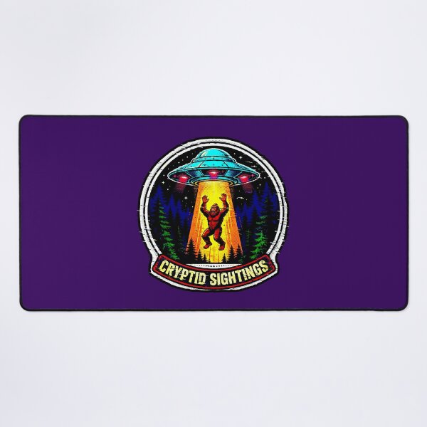 Item preview, Cryptid Sightings | UFO Abducted Bigfoot Design designed and sold by AstronautMerch.