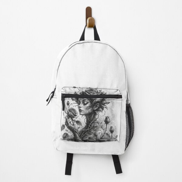 Item preview, Rose personified — botanical elegance in black and white designed and sold by Axokris.