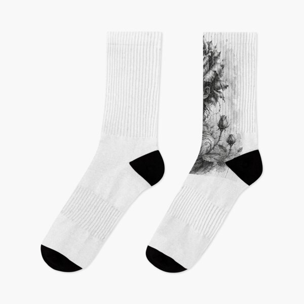 Item preview, Rose personified — botanical elegance in black and white designed and sold by Axokris.