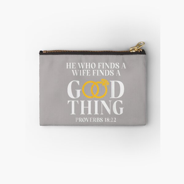 Item preview, He Who Finds A Wife Finds A Good Thing Husband Gifts designed and sold by mjohnson9.