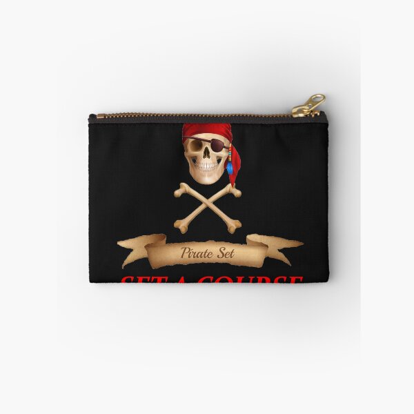 Item preview, Set A Course Pirate Skull Graphic designed and sold by MA-Apparel.