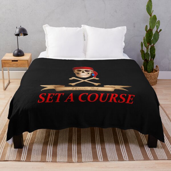 Item preview, Set A Course Pirate Skull Graphic designed and sold by MA-Apparel.