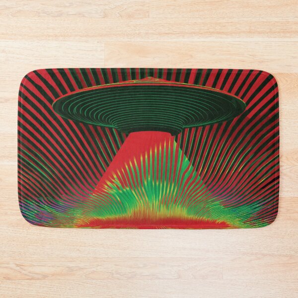 Item preview, Decoration UFO Eerie Space Weirdcore Doomcore Dark Space in Cosmic Red designed and sold by ✨nightvrld.