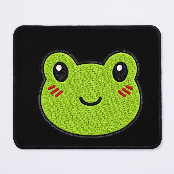 Item preview, Kawaii Frog Embroidery Patch Illustration designed and sold by ColorSplash123.