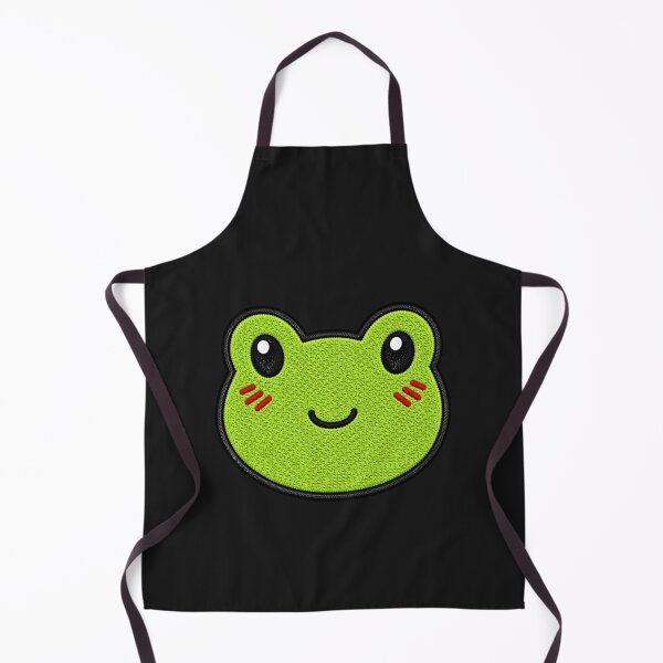 Item preview, Kawaii Frog Embroidery Patch Illustration designed and sold by ColorSplash123.