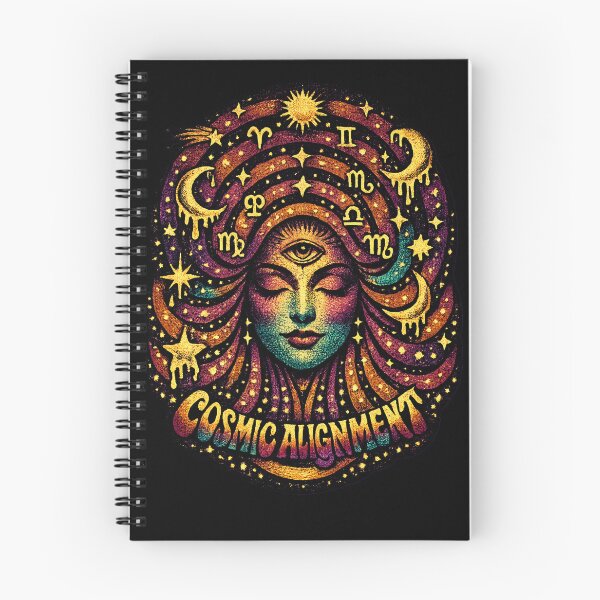 Item preview, Cosmic Alignment – Psychedelic Astrology Goddess Design designed and sold by Arrow2025.