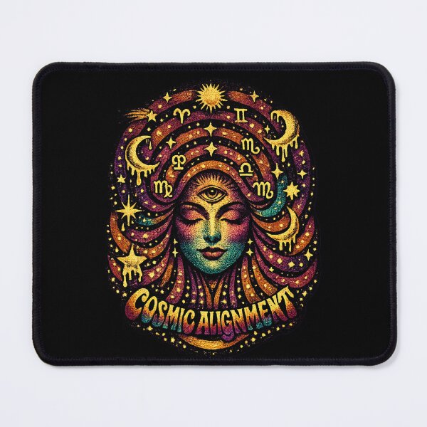 Item preview, Cosmic Alignment – Psychedelic Astrology Goddess Design designed and sold by Arrow2025.