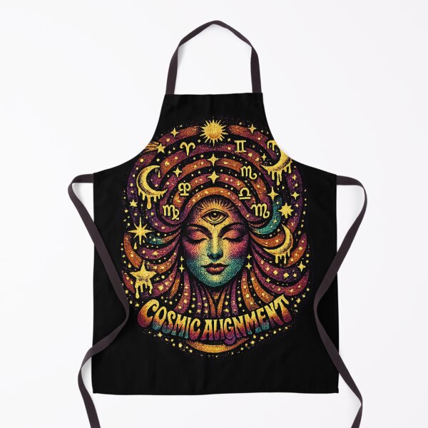 Item preview, Cosmic Alignment – Psychedelic Astrology Goddess Design designed and sold by Arrow2025.