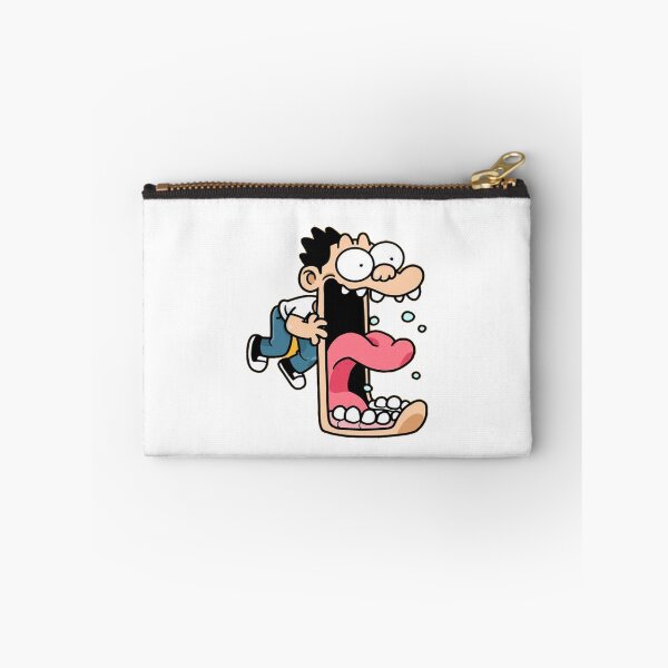 Item preview, Crazy Cartoon Man Eating Himself With Huge Open Mouth designed and sold by alikencengde12.