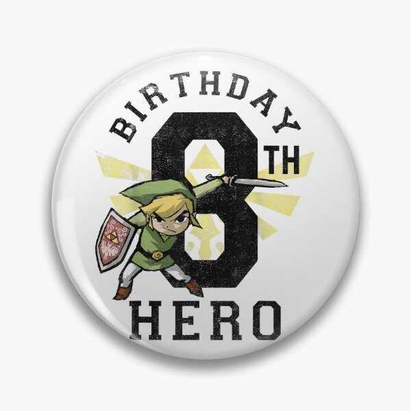Item preview, 8th Birthday Hero Triangle Logo designed and sold by sachineo.