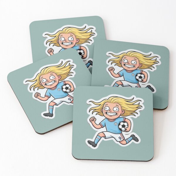 Item preview, Erling Haaland Football Sticker | Norwegian Striker Soccer Fan Art | Goal Scorer Sticker designed and sold by Gosticky004.