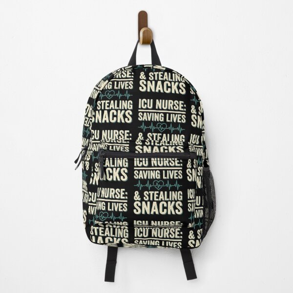 Item preview, Funny ICU Nurse Saving Lives And Stealing Snacks Vintage designed and sold by VinsendDraconi.
