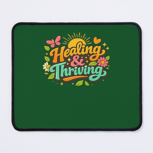 Item preview, Healing And Thriving Retro Floral Self Growth Motivational Design 340 designed and sold by ItaloIT.