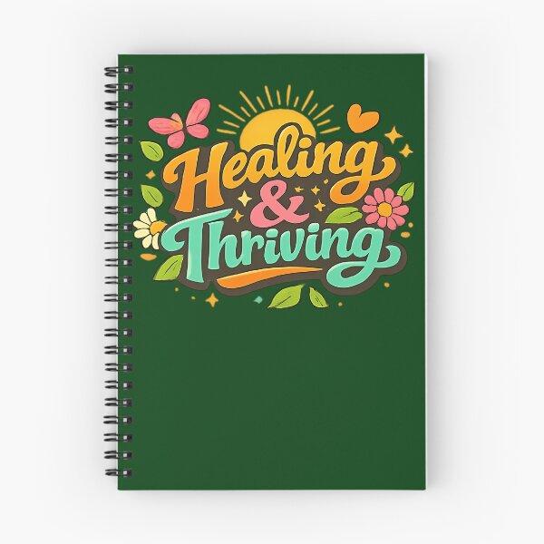 Item preview, Healing And Thriving  Retro Floral Self Growth Motivational Design 340 designed and sold by ItaloIT.