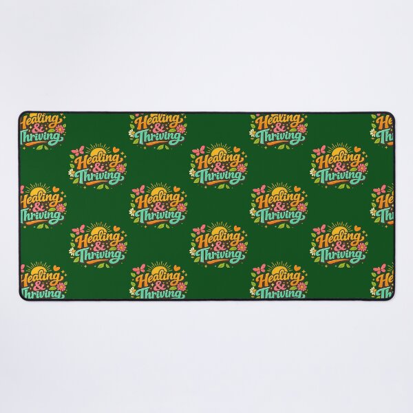 Item preview, Healing And Thriving  Retro Floral Self Growth Motivational Design 340 designed and sold by ItaloIT.