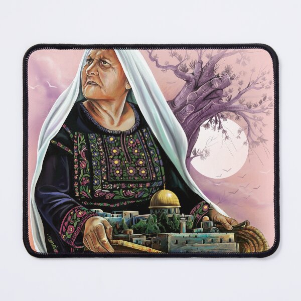 Item preview, Palestinian Woman Painting, Palestine Art Drawing designed and sold by Hurriyyatee.