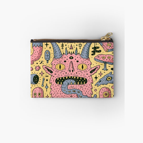 Item preview, Psychedelic Cosmic Monster Doodle Art designed and sold by Romgora.