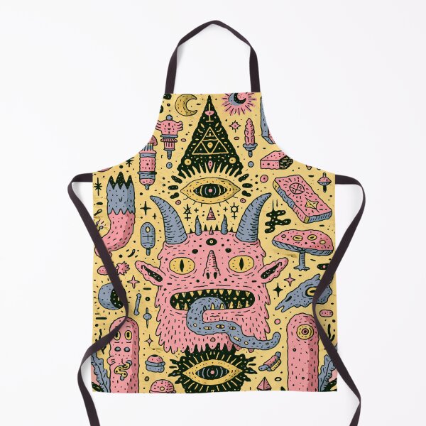 Item preview, Psychedelic Cosmic Monster Doodle Art designed and sold by Romgora.