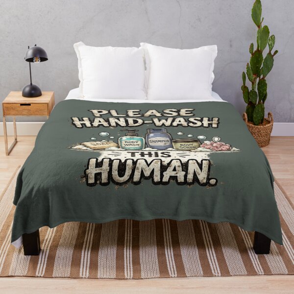 Item preview, Please hand-wash this human designed and sold by LaffinLair.