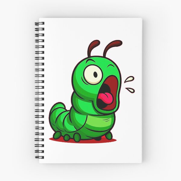 Item preview, Crazy Surprised Cartoon Caterpillar Screaming designed and sold by alikencengde12.