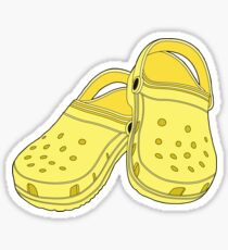 Crocs Shoe Lemon Sticker
