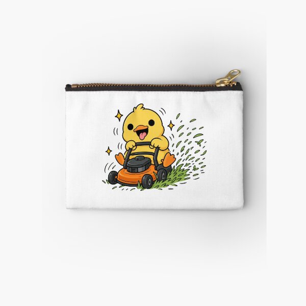 Item preview, Crazy Duck Lawn Mower Funny Duck Gardening Meme designed and sold by MonkiFlipp.