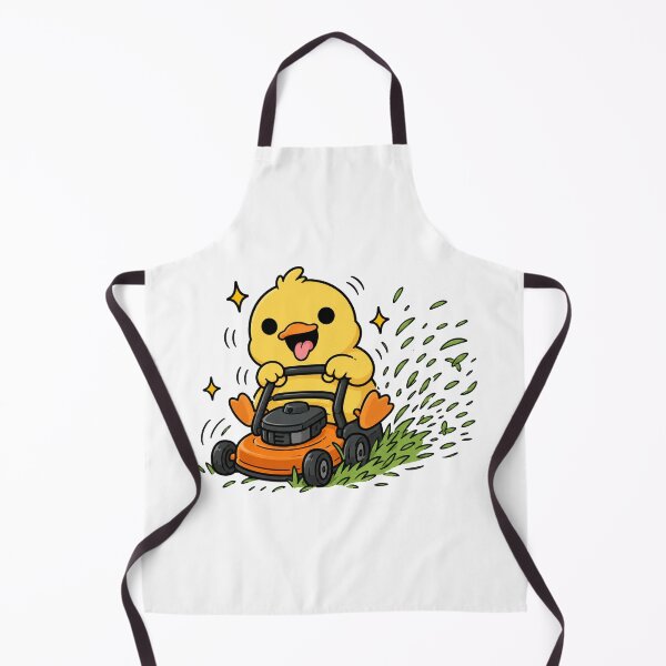 Item preview, Crazy Duck Lawn Mower Funny Duck Gardening Meme designed and sold by MonkiFlipp.