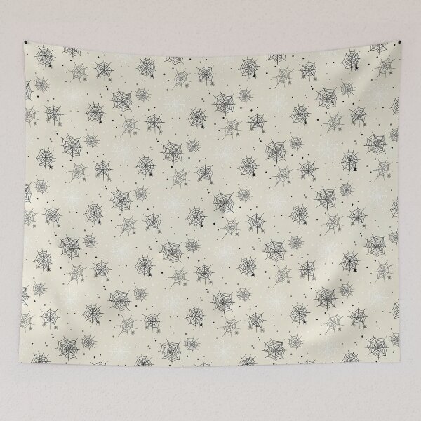 Item preview, Mini Spider Webs - Minimal Seamless Halloween Pattern designed and sold by inkaylindesign.