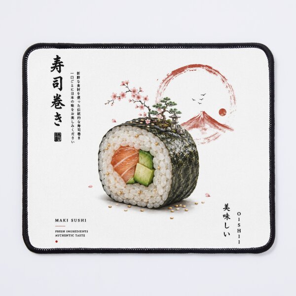 Item preview, Maki Sushi – Japanese Garden & Mount Fuji designed and sold by Cavalier-org.