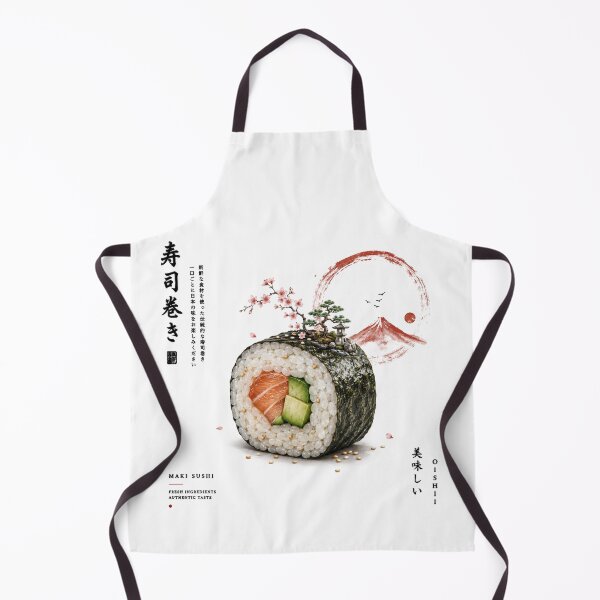 Item preview, Maki Sushi – Japanese Garden & Mount Fuji designed and sold by Cavalier-org.