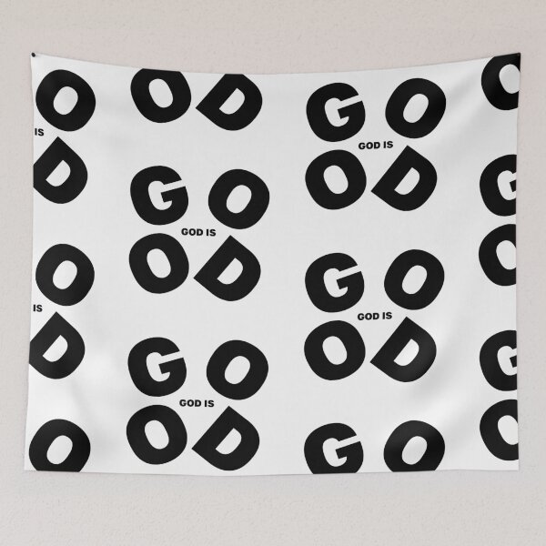 Item preview, God Is Good – Christian Faith Typography T-Shirt Design designed and sold by CrossCrafted.