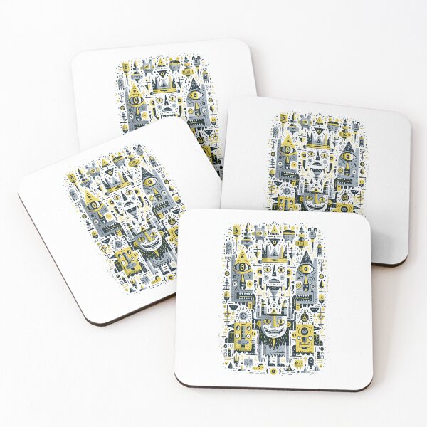 Item preview, Abstract Folk Art Totem Doodle Design designed and sold by Romgora.
