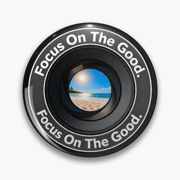 Item preview, Focus On The Good - Camera Lens Tropical Beach View Photography design designed and sold by Ideeplyfeltit.