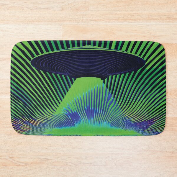 Item preview, Decoration UFO Eerie Space Weirdcore Doomcore Dark Space in Alien Green designed and sold by ✨nightvrld.