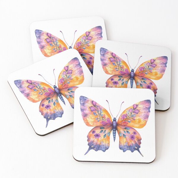 Item preview, Colorful Botanical Butterfly Design designed and sold by jierrfan.