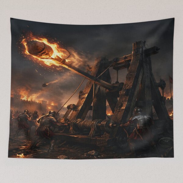 Item preview, Roman Catapult Siege Weapon JMAVILA ART designed and sold by JMAVILA ART.