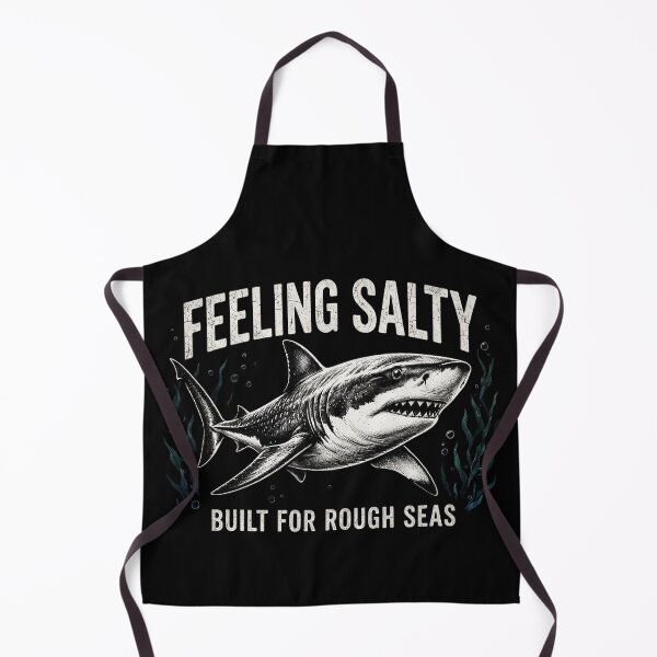 Item preview, Feeling Salty Shark Ocean Life Vintage designed and sold by CF_VintageDesign.