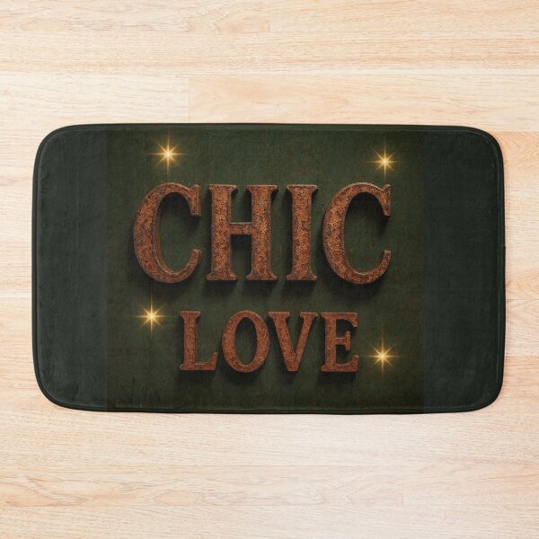 Item preview, CHIC LOVE – Rustic Elegance Typography designed and sold by Catfcreations.