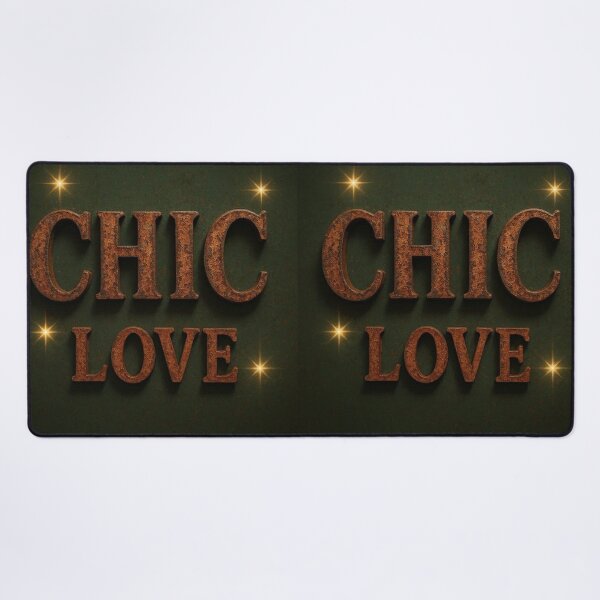 Item preview, CHIC LOVE – Rustic Elegance Typography designed and sold by Catfcreations.