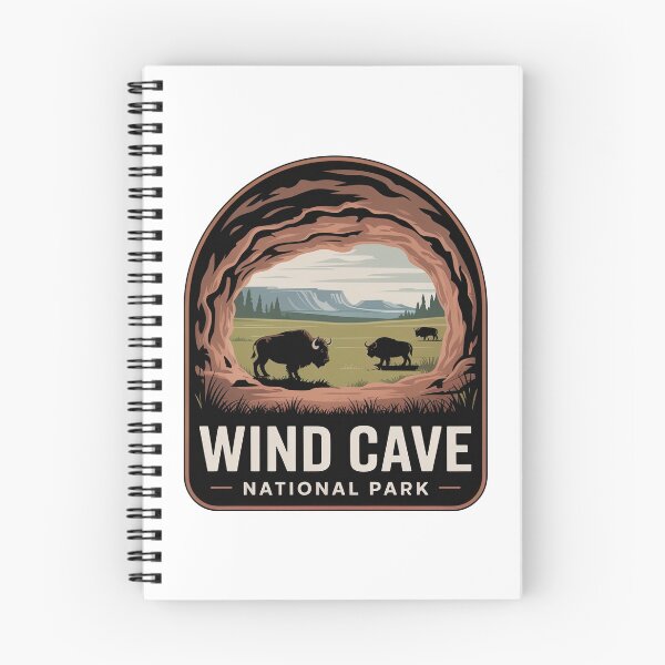 Item preview, Wind Cave National Park Vintage Travel Badge designed and sold by Teelogic.